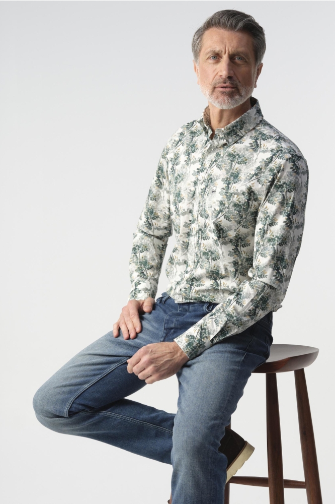 RANGER OVERHEMD 099200 002 4776 DUCK GREEN DESSIN